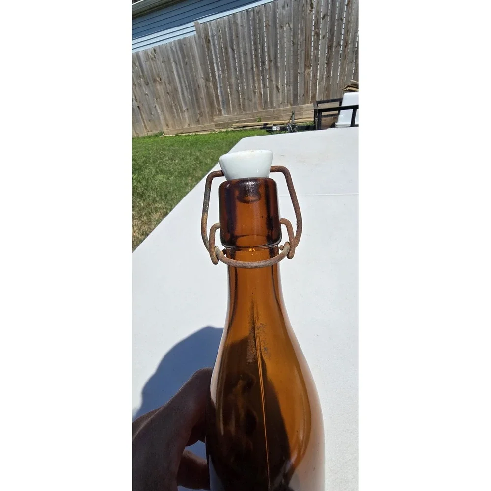 Vintage Beer Bottle Swing Top Porcelain Stopper